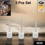 Wool Felt Polishing Buffing Wheels, Wool Felt Mounted Polishing Bits (3 Pcs Set) - With Dupatta by Nari Haat, Indian ...