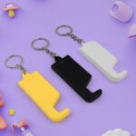 Multicolor Plastic Keychain Mobile Stand