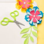 Stainless Steel Double Grip Scissors (1 Pc): Comfort Grip Handle, Multipurpose - Sleeve Design by Nari Haat, Indian e...