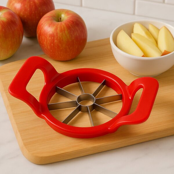 Multi-color apple cutter for kitchen use