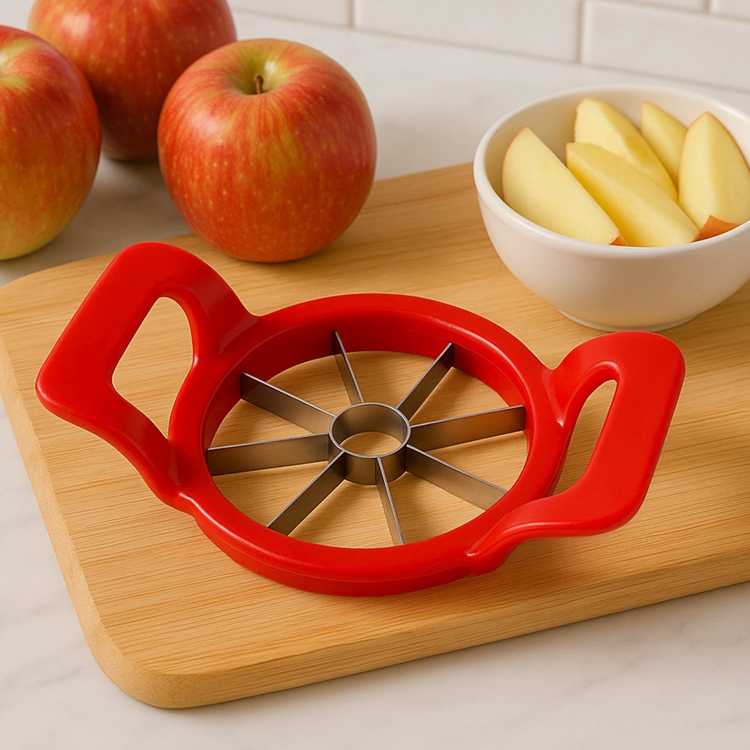 0087_apple_cutter.jpg Multi-color apple cutter for kitchen use