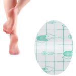 Baby Waterproof Ear Stickers, Heel Invisible Foot Sticker (20 Pcs Set Approx) - Closeup Embroidery by Nari Haat, Indi...