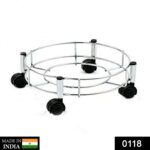 Stainless Steel Gas Cylinder Trolley, Gas Trolley - With Dupatta by Nari Haat, Indian ethnic wear, women clothing, de...