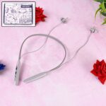 Magnetic OFF Earbuds Neckband Bluetooth (1 Pc / With Color Box & Zipper Plastic Bag) - Closeup Embroidery by Nari Haa...