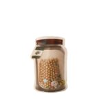 Plastic Transparent Small Jar Shaped Pouch With Zipper (1 Pc) - Sleeve Design by Nari Haat, Indian ethnic wear, women...