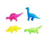 Small Dinosaur Shaped Erasers (4 Pc): Animal Erasers for Kids (School Supplies) - Closeup Embroidery by Nari Haat, In...