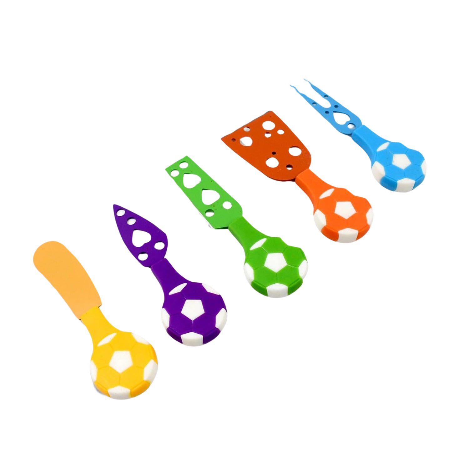 016_31300b4c-41ea-4bff-bd3f-081c2ec7c29e.jpg Football Soccer Cheese Knife Set (5 Pcs Set) - Front View by Nari Haat, Indian ethnic wear, women clothing, designer ...