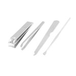 4-in-1 Nail Clipper Kit: Stainless Steel Tools, Manicure Set (Travel Case) - Closeup Embroidery by Nari Haat, Indian ...