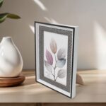 Modern Plastic Picture Frame Photo Holder (1 Pc / Mix Color & Design / 15×12 Cm) - Closeup Embroidery by Nari Haat, ...