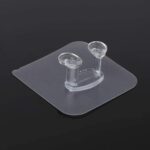 Transparent Self-Adhesive Wall Hook Waterproof & Oil-Proof Strong Holder (1 Pc) - Neckline Detail by Nari Haat, India...