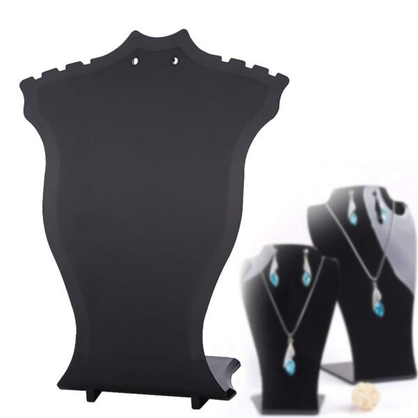 Plastic Necklace Display Stand (13 Cm / 1 Pc) - Front View by Nari Haat, Indian ethnic wear, women clothing, designer...