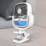 Portable Mini Fan with LED Light