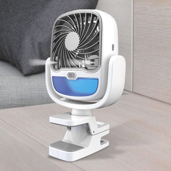 Portable Mini Fan with LED Light