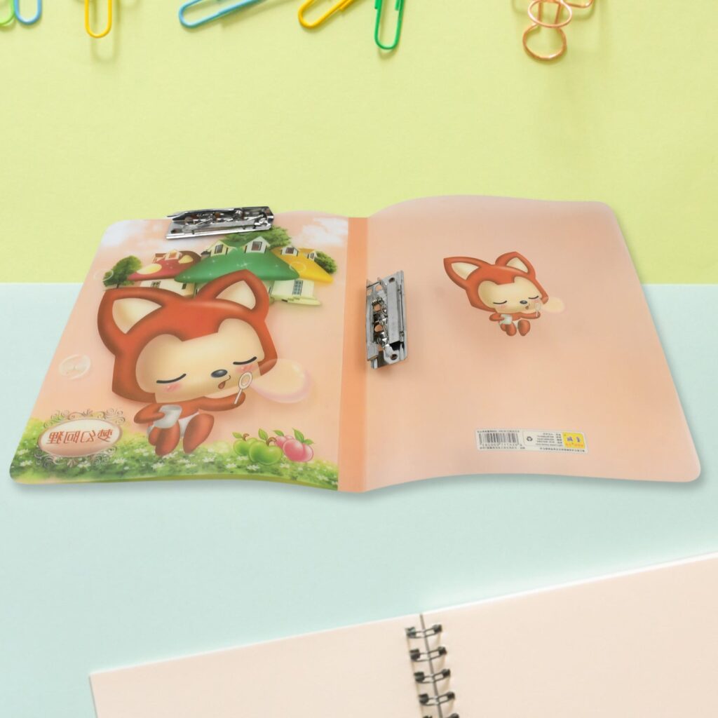 2 In 1 Plastic Clipboard Writing Pad, Exam Board & Clip File for Kids / Students, Exam Pad, Plastic Clip Boards & Cli...