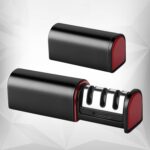 3-Stage Knife Sharpener, Knife grinder Three-sided blade for both water (1 Pc) - Front View by Nari Haat, Indian ethn...