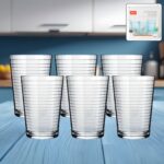 Apex Pyramid Ringo Plastic Glass – 300ml Approx | Durable, Crystal-Clear Tumbler - Front View by Nari Haat, Indian ...