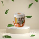 Plastic Round Tissue Box For Toilet Tissue Case Paper Box (1 Pc) - Front View by Nari Haat, Indian ethnic wear, women...