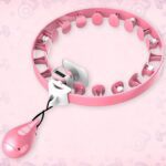 Smart Fitness Hula Hoop with Counter & Spinning Ball (1 Pc / Mix Design / Loose) - Front View by Nari Haat, Indian et...