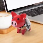 Cute Pig Keyring Keychain (1 Pc) - Front View by Nari Haat, Indian ethnic wear, women clothing, designer suit
