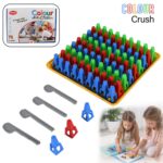 Plastic Color Crush Game Board Educational Puzzle Game for Kids and Adults  Gift - Neckline Detail by Nari Haat, Indi...