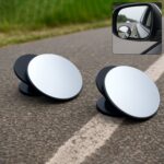 Car Blind Spot Side Mirror Round HD Glass Blind spot Mirror (2 Pc) - Front View by Nari Haat, Indian ethnic wear, wom...