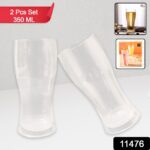 Apex Vista Unbreakable Pitcher Glass Set – 350 ML (Approx) | 2-Piece - With Dupatta by Nari Haat, Indian ethnic wea...