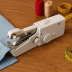 Handheld Portable Mini Electric Cordless Sewing Machine for Beginners - Neckline Detail by Nari Haat, Indian ethnic w...