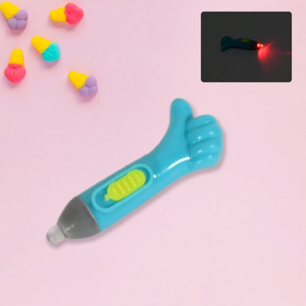 Thumb Shaped LED Keychain Light
