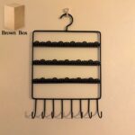 Wall Mounted Earring Organizer – Hanging Jewellery Rack (1 Pc / Mix Size) - Closeup Embroidery by Nari Haat, Indian...