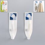 Multipurpose self-adhesive wall hooks for kitchen and bathroom