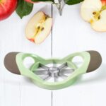 Fruit and Vegetable Cutter Stainless Steel Fruit Separator, 8-cut apple slicer (1 Pc) - Front View by Nari Haat, Indi...