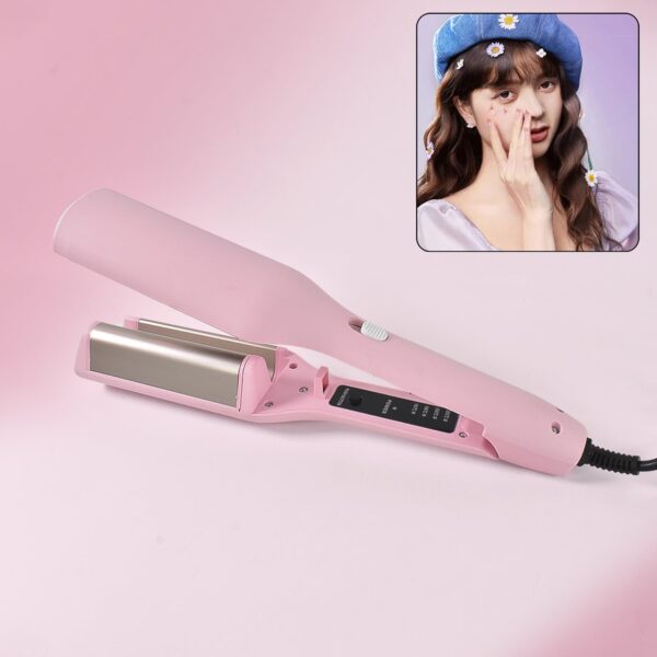 Multi function curler Wave Iron Curling Iron with Adjustable Temperature (1 Pc) - Front View by Nari Haat, Indian eth...