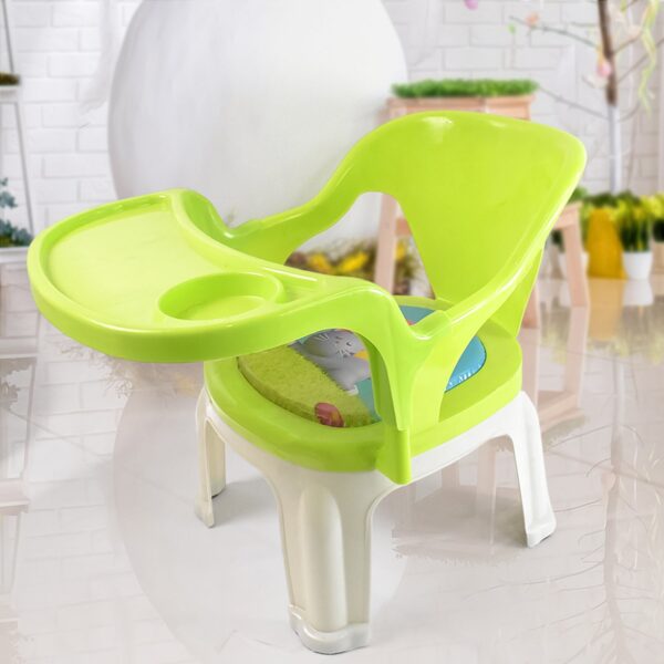 Baby Chair, with Tray Strong and Durable Plastic Chair for Kids - Front View by Nari Haat, Indian ethnic wear, women ...