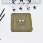 Adhesive Sticky Waterproof Oil Proof, Reusable Wall Utility Seamless Wall Hook (1 Pc) - Front View by Nari Haat, Indi...