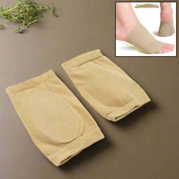 Foot Arch Support, Plantar Fasciitis Leg Foot Pain Relief Product (1 Pair) - Front View by Nari Haat, Indian ethnic w...