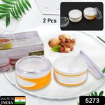 Airtight Plastic Storage Container Set (2 pieces, 550ml) - With Dupatta by Nari Haat, Indian ethnic wear, women cloth...