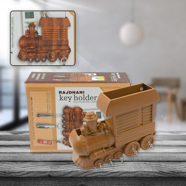 Plastic Train Engine Key Holder