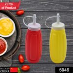 Plastic Squeeze Bottle Ketchup Mustard Honey Sauce Dispenser Bottle ( 2 Pc Set ) - With Dupatta by Nari Haat, Indian ...