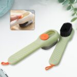 Multifunctional Scrubbing Brush with Liquid / Soap Dispenser (1 Pc) - Front View by Nari Haat, Indian ethnic wear, wo...