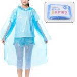 Plastic pocket sized Raincoat, Reusable Free Size Raincoat - With Dupatta by Nari Haat, Indian ethnic wear, women clo...