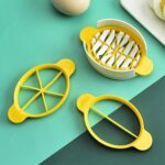 Egg Slicer, 3 in 1 Boiled Egg Slicer, Egg Slicer Restaurant Kitchen Tool (1 Pc) - Back View by Nari Haat, Indian ethn...