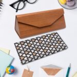 Decorative Glasses Case Eyeglasses Holder Storage Box (1 Pc / Mix color & Design) - Fabric Detail by Nari Haat, India...