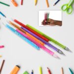 Multi Colour Gel Pen Set, Set of 6 Colours (6 Pcs Set) - Front View by Nari Haat, Indian ethnic wear, women clothing,...