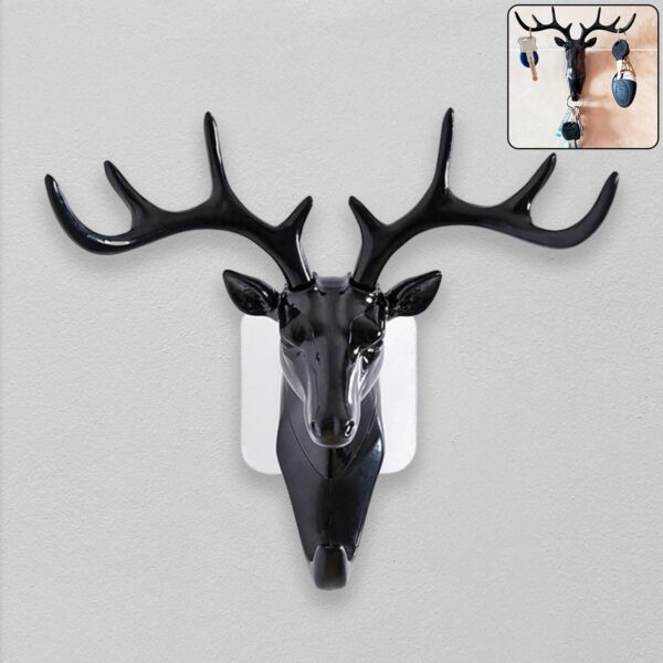 Decorative Deer Head Wall Hook Hanger