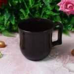 Premium Plastic Coffee / Tea Cups / Mug with Handle (1 Pc / With Color Box / Black) - Full Detail by Nari Haat, India...