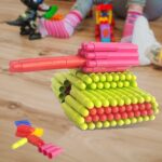 Bullet Blocks Intelligent Kids Creative Bullets Shaped Building (Approx 88 Pcs) - Closeup Embroidery by Nari Haat, In...