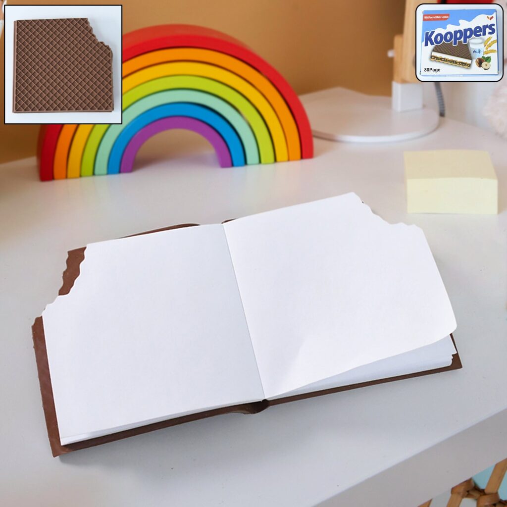 Chocolate smell diary notebook for writing