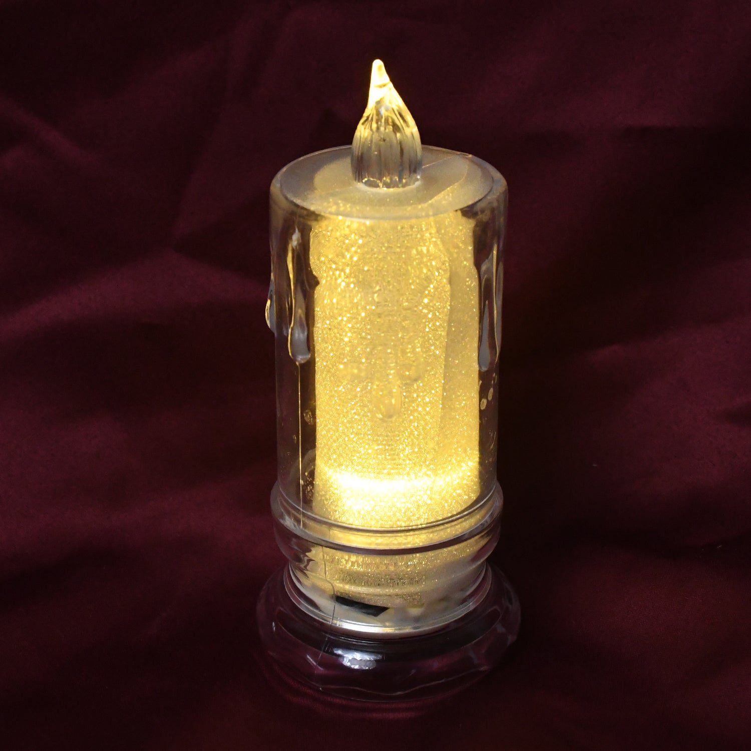 01_22ff3dec-0090-4d7e-b3fa-1b8090d1152d.jpg LED Tea Light Candle for Christmas, Festival, Candles, Diwali (1 Pc) - Front View by Nari Haat, Indian ethnic wear, w...