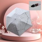 2 Fold Sun Protective Solid Foldable Outdoor Umbrella - Closeup Embroidery by Nari Haat, Indian ethnic wear, women cl...