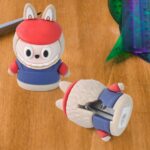 Cartoon Pencil Sharpener with Built-In Eraser – Fun Practical Stationery - Front View by Nari Haat, Indian ethnic w...